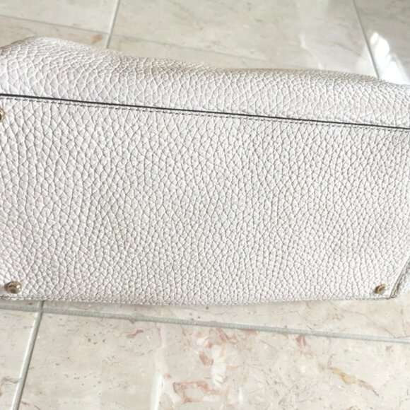 KATE Spade cream beige tote bag purse pebble finish - Picture 7 of 13